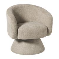 Draaifauteuil - taupe - 74x68x66 cm