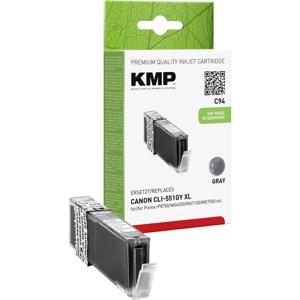 KMP Inktcartridge vervangt Canon CLI-551GY XL Compatibel Grijs C94 1519,0041