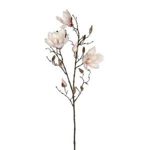 Mica Decorations Magnolia Kunstbloem - H88 cm - Lichtroze