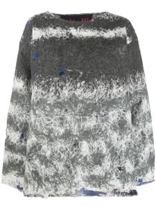 VITELLI pull à coutures contrastantes - Gris