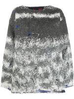 VITELLI pull à coutures contrastantes - Gris