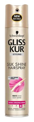 Gliss Kur Silk Shine Ultra Strong Hold 4 Haarspray - 250 ml
