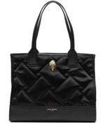 Kurt Geiger London sac cabas matelassé à logo - Noir