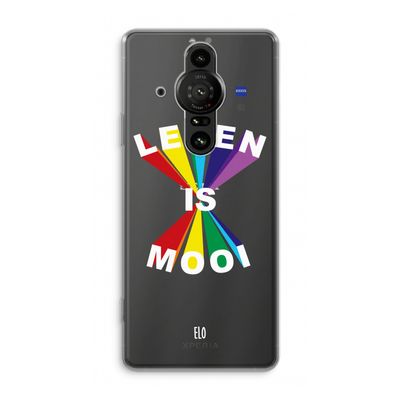 Het Leven Is Mooi: Sony Xperia Pro-I Transparant Hoesje