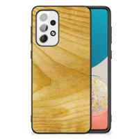 Samsung Galaxy A73 Houten Print Telefoonhoesje Licht Hout