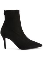 Giuseppe Zanotti bottines Mirea 90mm en cuir - Noir - thumbnail