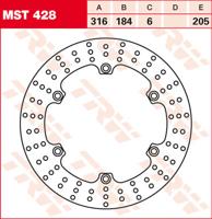 TRW Remschijf, remschijven voor de moto, MST428