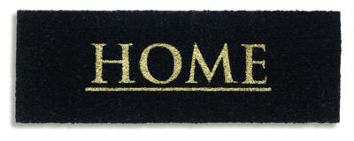 Deurmat Home zwart Ruco Print Hamat - Hamat