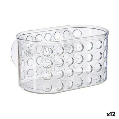 Badkamerorganiser Houder Berilo CB25262A CB25262A Transparant PVC polyestyreen 15,8 x 8,5 x 8 cm (12 Stuks)