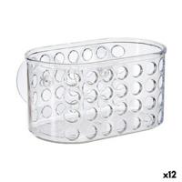 Badkamerorganiser Houder Berilo CB25262A CB25262A Transparant PVC polyestyreen 15,8 x 8,5 x 8 cm (12 Stuks)
