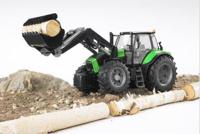 bruder Deutz Agrotron X720 met frontlader modelvoertuig - thumbnail