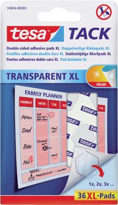 36 XL kleefpads Tesa Tack transparant