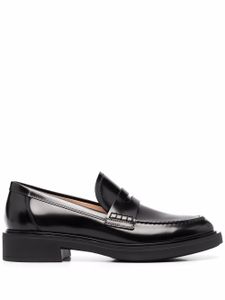 Gianvito Rossi mocassins Harris 20 mm en cuir - Noir