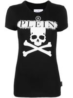 Philipp Plein t-shirt à imprimé tête de mort - Noir - thumbnail