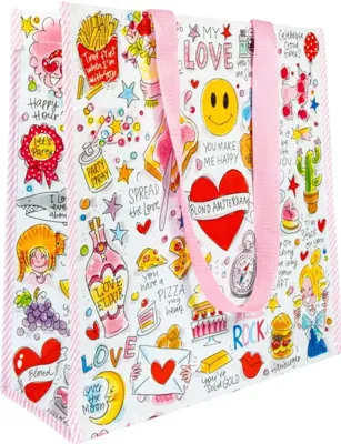 Blond Amsterdam shopper 38cm multi