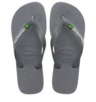 Havaianas - Brasil Logo steel grey Rubber Unisex