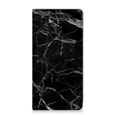 Samsung Galaxy S23 | Standcase | Marmer Zwart - Origineel Cadeau Vader