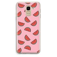 Watermeloen: Samsung Galaxy J6 (2018) Transparant Hoesje