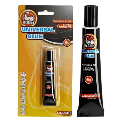 Mr Glue Lijm universeel - 7 ml - transparant - extra sterk - snel drogend