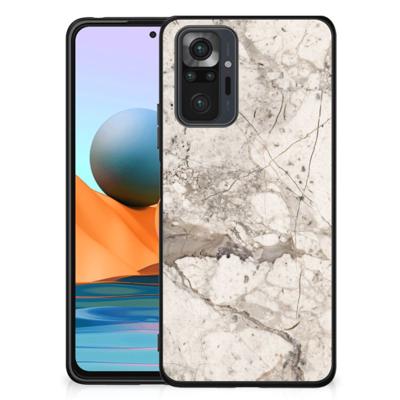 Xiaomi Redmi Note 10 Pro Marmeren Print Telefoonhoesje Marmer Beige