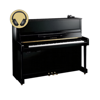 Yamaha B3E SC3 PE messing silent piano (zwart hoogglans)