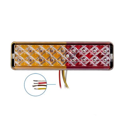 Pro+ Achterlicht Aanhangwagen / Caravan 12/24V - 3 Functies - 135 x 38 mm. - Led met Houder Zwart