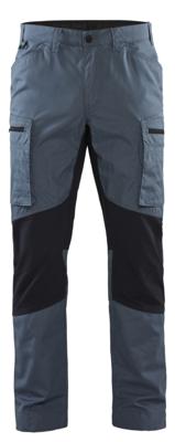 Blåkläder Service werkbroek met stretch 14591845 | Gevoelloos blauw/Donkerblauw | Maat 46 - 7330509781357