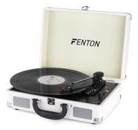Fenton RP115D Platenspeler met speakers, bluetooth & USB wit - thumbnail