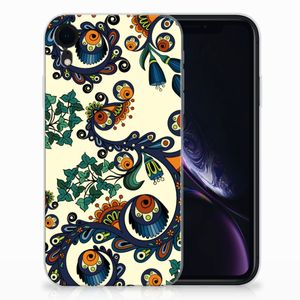 Siliconen Hoesje Apple iPhone Xr Barok Flower