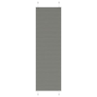 Pliss rolgordijn 65x200 cm stofbreedte 64,4 cm antraciet