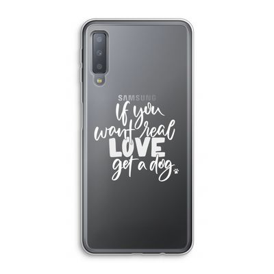 Partner in crime: Samsung Galaxy A7 (2018) Transparant Hoesje