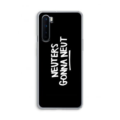 Neuters (zwart): OnePlus Nord Transparant Hoesje