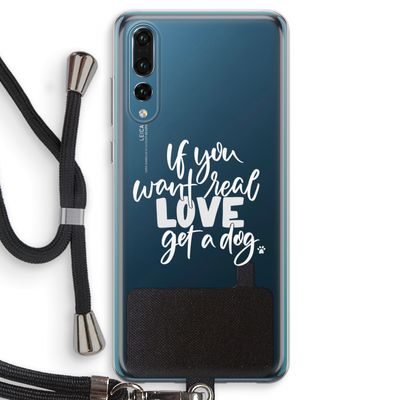 Partner in crime: Huawei P20 Pro Transparant Hoesje met koord