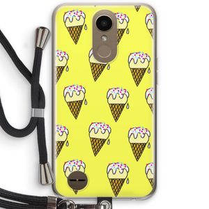 Isjes: LG K10 (2017) Transparant Hoesje met koord