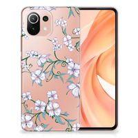 Xiaomi Mi 11 Lite | 11 Lite 5G NE Uniek TPU Case Blossom White - thumbnail