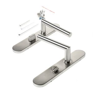 Deurkruk L-model m/sch.rvs wc8x63 rs 45x245mm