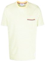 Thom Browne t-shirt en coton à rayures - Vert - thumbnail