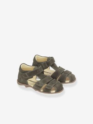 Leren sandalen voor kinderen SOFUS BUNDGAARD olijf