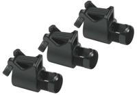 Abus ugh02 - zwart - steel-o-flex - 3 slothouder