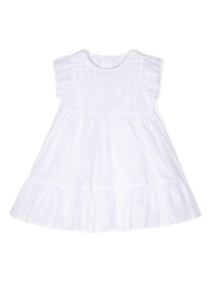 Il Gufo ensemble-robe à détails de volants - Blanc