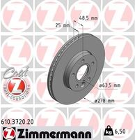 Remschijf Coat Z 610372020