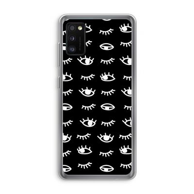 Eye pattern #3: Samsung Galaxy A41 Transparant Hoesje