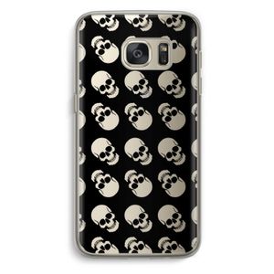 Musketon Skulls: Samsung Galaxy S7 Transparant Hoesje