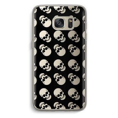 Musketon Skulls: Samsung Galaxy S7 Transparant Hoesje