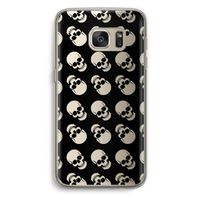 Musketon Skulls: Samsung Galaxy S7 Transparant Hoesje
