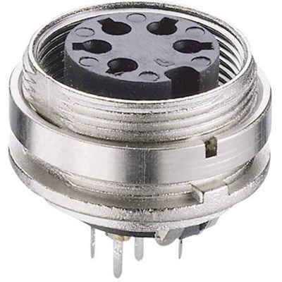 Lumberg KGR 50 DIN-connector Bus, inbouw verticaal Aantal polen: 5 Zilver 1 stuk(s)
