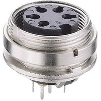 Lumberg KGR 50 DIN-connector Bus, inbouw verticaal Aantal polen: 5 Zilver 1 stuk(s) - thumbnail
