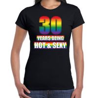 Hot en sexy 30 jaar verjaardag cadeau t-shirt zwart voor dames - Gay/ LHBT kleding / outfit