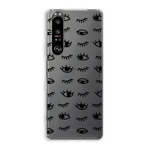 Eye pattern #2: Sony Xperia 1 III Transparant Hoesje