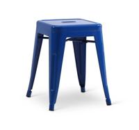 Stapelkruk Hamburg metalen kruk Blauw Stapelkruk Hamburg metalen kruk Blauw